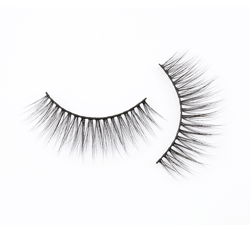 Inquiry for Eyelash Manufacturer Supply Premium Silk Strip Lashes Black Cotton Band on Soft and Natural Eyelashes 2020 Fashion Styles in the US and UK YY100